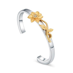 Sunflower Cremation Urn Bracelet