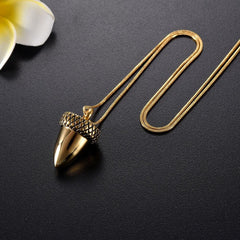 Acorn Cremation Urn Necklace