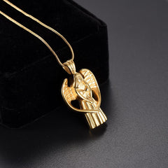 Angel With Wings Cremation Urn Necklace