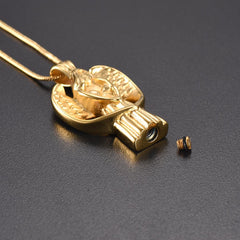 Angel With Wings Cremation Urn Necklace