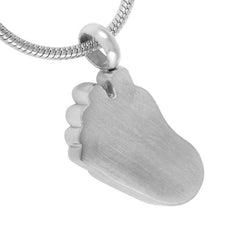 Baby Foot Cremation Urn Necklace