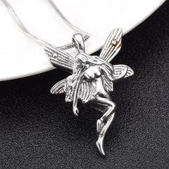Beautiful Fairy Cremation Urn Necklace