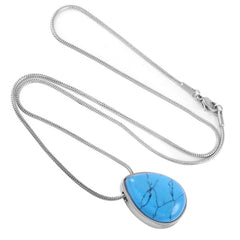 Beautiful Murano Teardrop Cremation Urn Necklace
