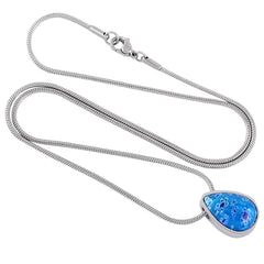 Beautiful Murano Teardrop Cremation Urn Necklace