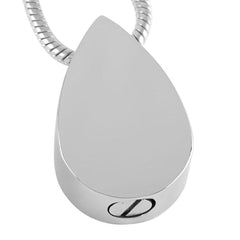 Beautiful Murano Teardrop Cremation Urn Necklace