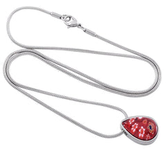 Beautiful Murano Teardrop Cremation Urn Necklace