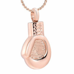 Boxing Glove Cremation Urn Necklace