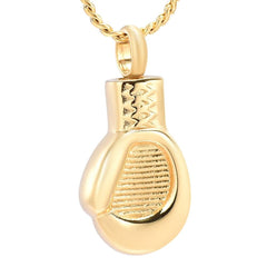 Boxing Glove Cremation Urn Necklace