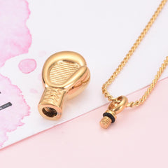 Boxing Glove Cremation Urn Necklace