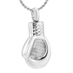 Boxing Glove Cremation Urn Necklace