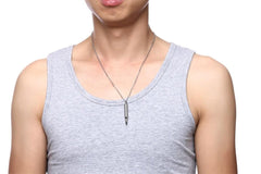 Bullet Shaped Cremation Necklace