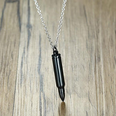 Bullet Shaped Cremation Necklace