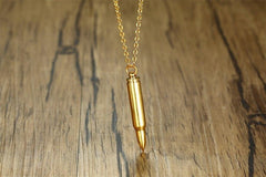 Bullet Shaped Cremation Necklace