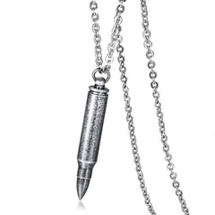 Bullet Shaped Cremation Necklace