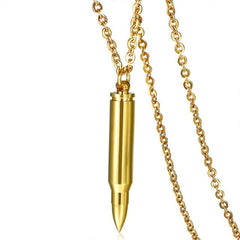 Bullet Shaped Cremation Necklace