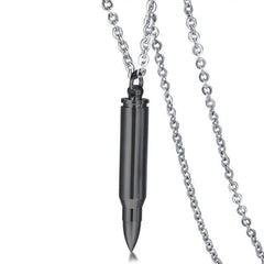 Bullet Shaped Cremation Necklace