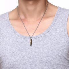 Bullet Shaped Pet Cremation Necklace