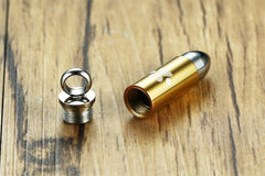 Bullet Shaped Pet Cremation Necklace