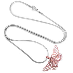 Butterfly Shaped Cremation Urn Necklace