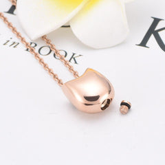 Cat Cremation Urn Necklace