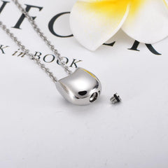 Cat Cremation Urn Necklace