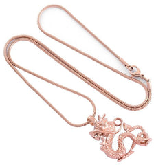Chinese Dragon Cremation Urn Necklace