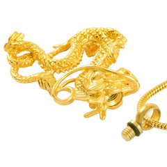 Chinese Dragon Cremation Urn Necklace