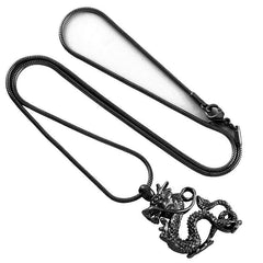 Chinese Dragon Cremation Urn Necklace
