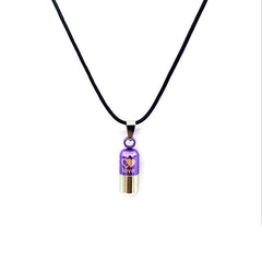 Colored Cylinder Love Cremation Urn Necklace