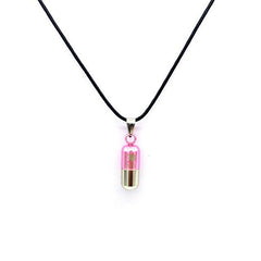 Colored Cylinder Love Cremation Urn Necklace