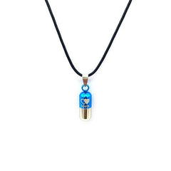 Colored Cylinder Love Cremation Urn Necklace