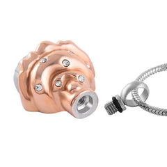 Cupcake Shaped Cremation Urn Necklace