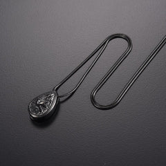 Dove Peace Teardrop Cremation Urn Necklace