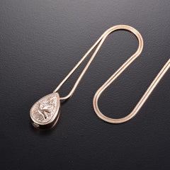 Dove Peace Teardrop Cremation Urn Necklace