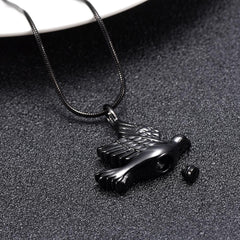 Dove Shaped Cremation Urn Necklace