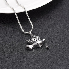 Dove Shaped Cremation Urn Necklace