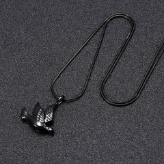 Dove Shaped Cremation Urn Necklace