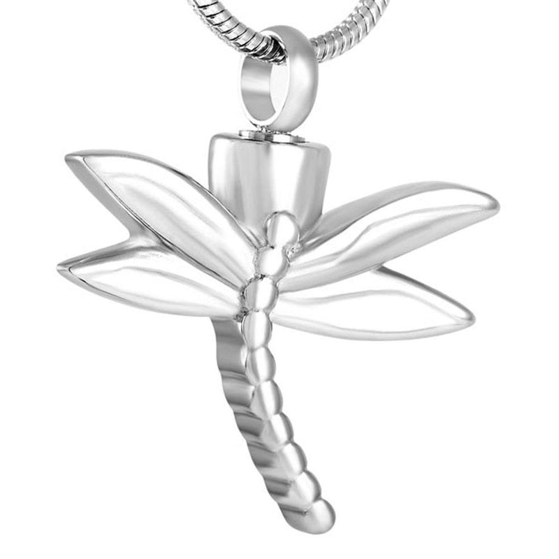 Dragonfly Cremation Urn Necklace