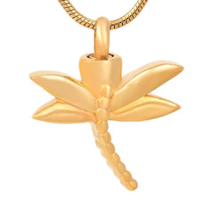 Dragonfly Cremation Urn Necklace