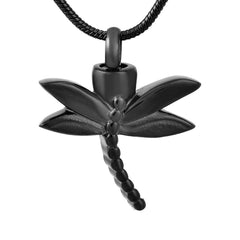 Dragonfly Cremation Urn Necklace