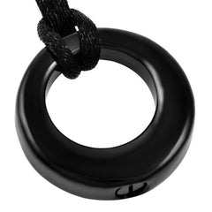 Eternal Circle Cremation Urn Necklace