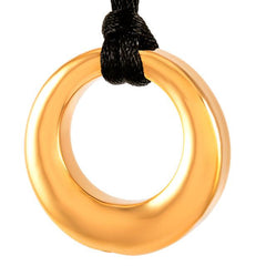 Eternal Circle Cremation Urn Necklace