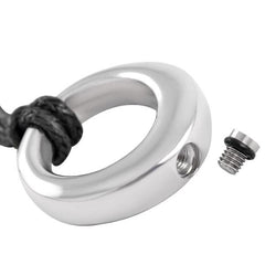 Eternal Circle Cremation Urn Necklace