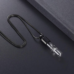 Eternal Hourglass Glass Cremation Urn Necklace