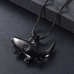 Fish Shaped Cremation Urn Necklace