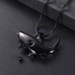 Fish Shaped Cremation Urn Necklace