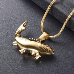 Fish Shaped Cremation Urn Necklace