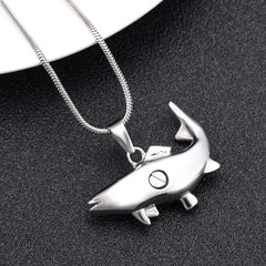 Fish Shaped Cremation Urn Necklace