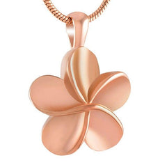 Flower Cremation Urn Necklace