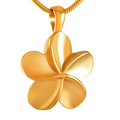 Flower Cremation Urn Necklace